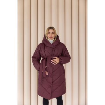 Зимова куртка для вагітних 2 в 1 Lullababe Malmö Marsala Бордовий LB01ML117 M