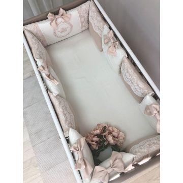 Бортики в ліжечко BBChic Колекція №1 Classic Кремовий 5030102