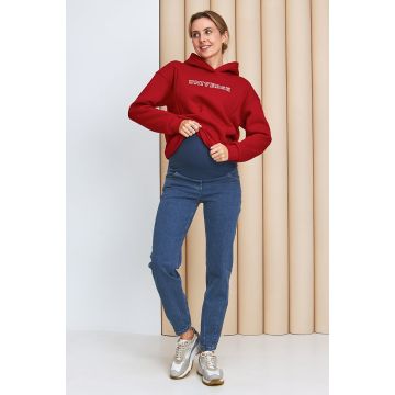 Джинси для вагітних Юла Мама Mom Jeans Florence Блакитний DM-32.033 L