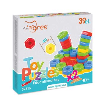 Развивающая игра Тигрес Игро Пазлы Super 39 шт 39315