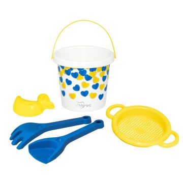 Игровой набор для песочницы Тигрес Украинское сердечко 5 шт 39948