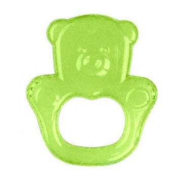 Прорізувач із гелем BabyOno Ведмедик, зелений