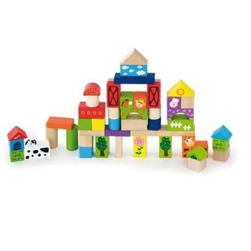 Набір будівельних блоків Viga Toys, "Ферма" 50285