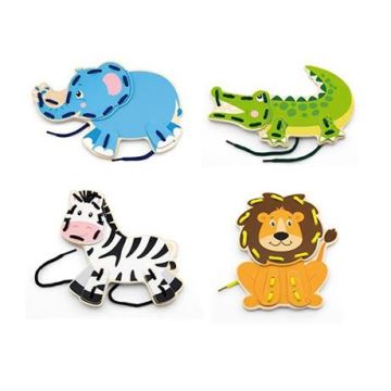 Шнуровка Viga Toys, "Дикие животные" 51326