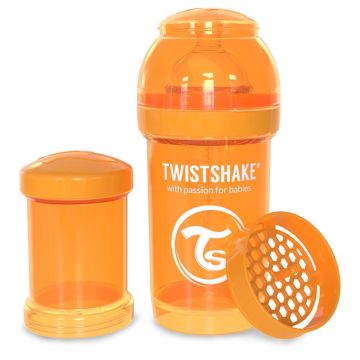 Пляшечка для годування Twistshake 0+ міс Помаранчевий 180 мл 78003