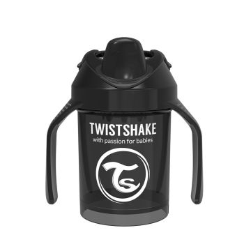 Чашка непроливайка Twistshake 4+ міс Міні Чорний 230 мл 78057