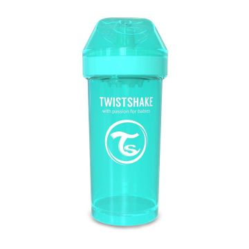 Чашка непроливайка Twistshake 12+ міс Бірюзовий 360 мл 78075