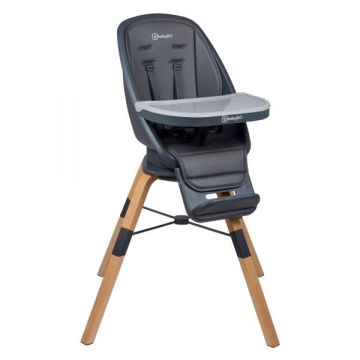 Стульчик для кормления BabyGO Carou 360° 3 в 1 Серый 5751