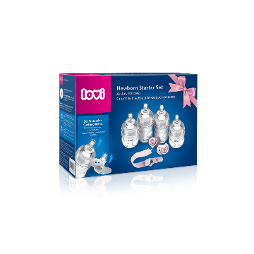 Набор бутылочек для новорожденных Lovi Botanic Girl Розовый 0300
