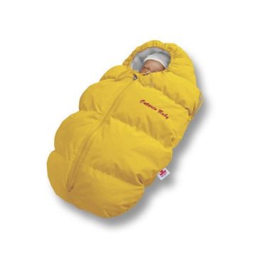 Зимовий конверт на виписку на флісі Ontario Baby Baby Born Жовтий ART-0000327