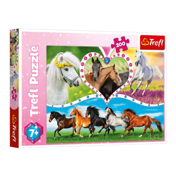 Пазли Trefl Красиві конячки 200 шт 13248