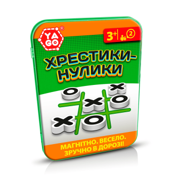 Магнітна гра для дітей YaGo Хрестики-нулики 40110