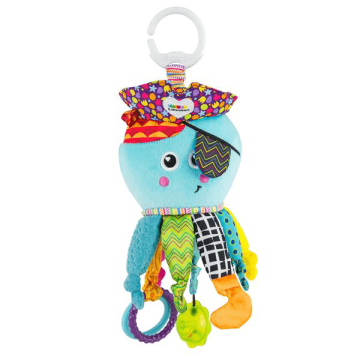 Детская игрушка на коляску Lamaze Кальмар с прорезывателем L27068