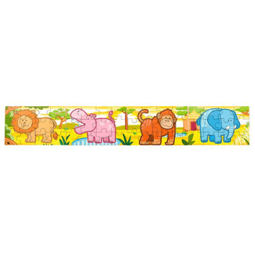 Деревянные пазлы для детей Viga Toys Джунгли 4 в 1 48 элементов 50068