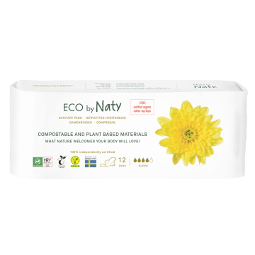 Гігієнічні прокладки Super Eco by Naty 12 шт 475502814