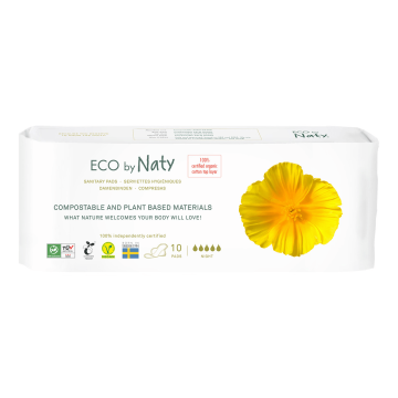 Гігієнічні прокладки Night Eco by Naty 10 шт 475502815