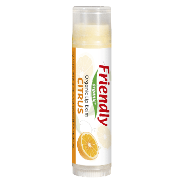 Бальзам для губ Friendly organic з ароматом цитруса 4,25 гр 1077119287