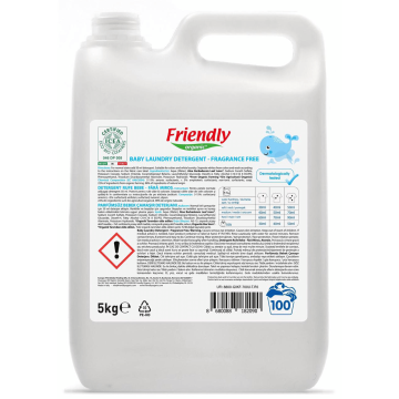 Гель для стирки для детских вещей Friendly organic без запаха 5 л 1077163200