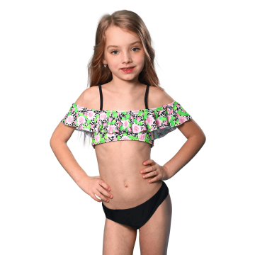 Раздельный купальник для девочки Keyzi Черный/Розовый 7-11 лет Rose -1 small 146