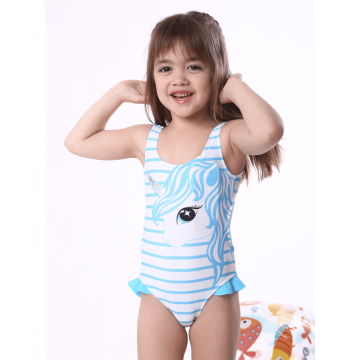 Цельный купальник для девочки Keyzi Голубой 2-5 лет Unicorn 21 small 1psc 98