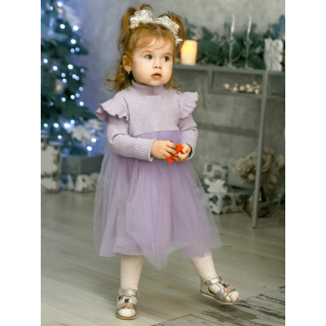 Нарядное платье на девочку JULA KIDS Лавандовый 7 лет 221111Б 122