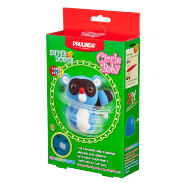 Пластилин Paulinda Super Dough Circle Baby Енот Синий PL-081177-2