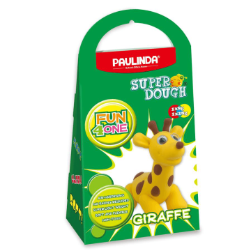 Пластилин Paulinda Super Dough Fun4one Жираф PL-1565