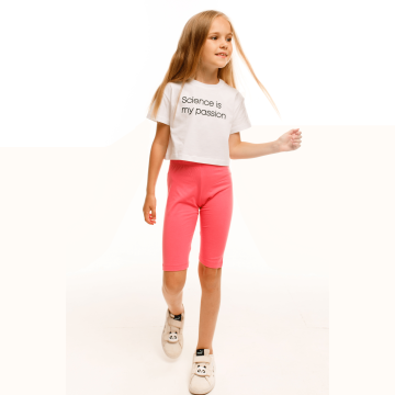 Леггинсы для девочек Vidoli от 5 до 7 лет Розовый G-22155S_pink 122