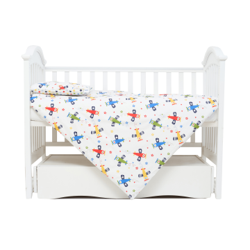 Дитяча постільна білизна в ліжечко Twins Comfort line Блакитний 3054-C-056