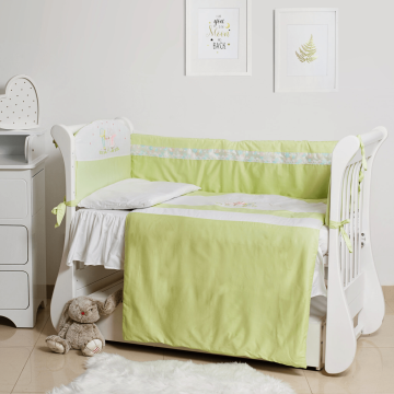 Дитяча постільна білизна в ліжечко Twins Limited Салатовий 3099-TL-007-01