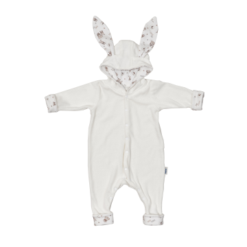 Комбінезон для дітей Twins Rabbit Бежевий від 0 до 3 міс W-111-TBR-62-202