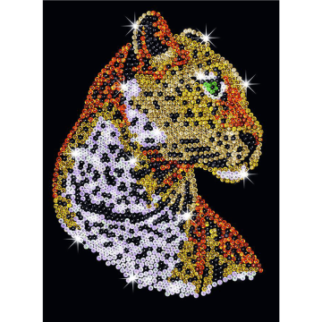Набір для творчості Sequin Art BLUE Картина з паєток Леопард SA1208
