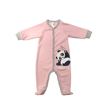 Человечек детский Smil Funny pandas Розовый 6-9 месяцев 108644 74