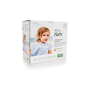 Салфетки Naty 245050 (3 упаковки в 1) без запаха 168 шт