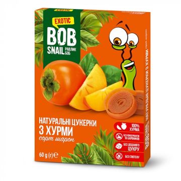 Цукерки Eco Snak Равлик Боб Хурма 60 г 1740491