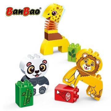 Конструктор Banbao Большие блоки Сафари 9002