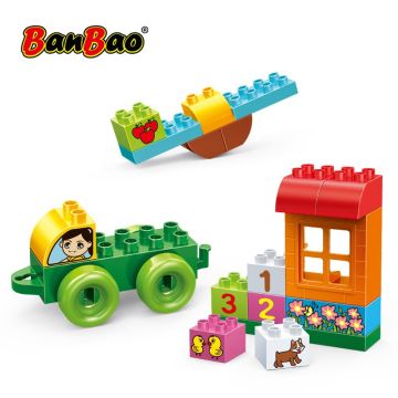 Конструктор Banbao Большие блоки Мой двор 9007