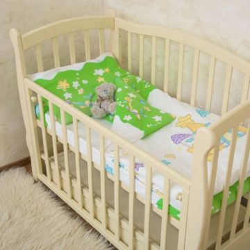 Комплект постільної білизни Бетіс "Замок", поплін, салатовий
