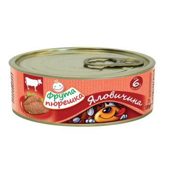 Пюре мясное Hame "Фрута пюрешка" говядина 120 г
