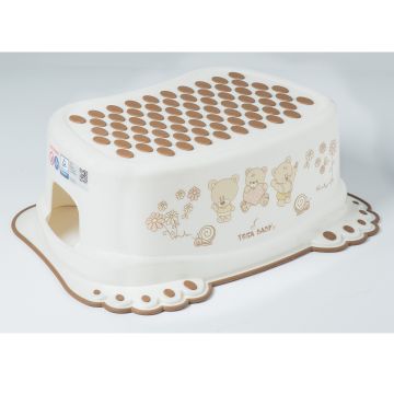 Ступенька детская Tega baby Мишки Белый MS-017-118