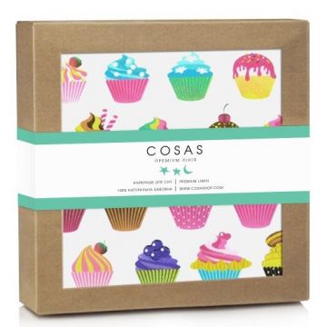 Непромокаемая пеленка Cosas Diaper Cake 70х120 см