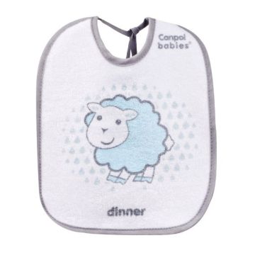 Слинявчик Canpol babies Чарівнята, бавовняно-клейончастий, 3 шт.