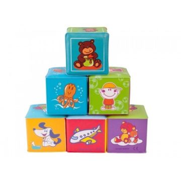 Кубики Canpol babies м'які розвиваючі, 6 шт.
