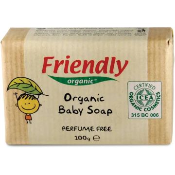 Дитяче мило для рук тверде Friendly organic без запаху 100 гр 1077158958