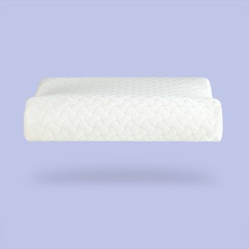 Ортопедическая подушка для сна Ideia Memory Foam Волна 63х43х10/8 см Белый 8-07699