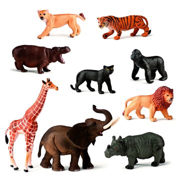 Ігровий набір фігурок Miniland Wild Jungle Animals 9 шт 25119