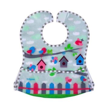 Слинявчик з кишенею BabyOno Кенгуру Сірий 836