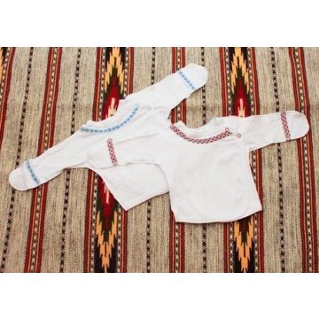 Распашонка SWEET BABY Орнамент голубой 62