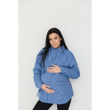 Куртка демісезонна для вагітних Lullababe Alabama Denim Синій LB01AL148 4XL