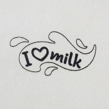 Набір одягу для новонароджених Minikin I love milk 0 - 3 міс Футер Молочний 2316301 50-56